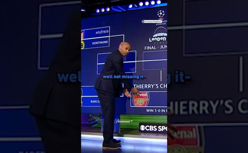 Thierry Henry completa su cuadro de #UCL 🤣